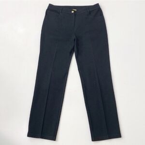 St JOHN Classic Black Women's Pants with crystals down sides